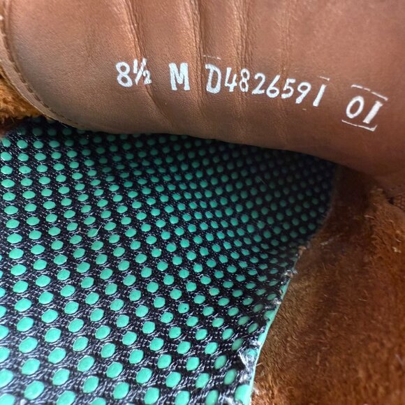 SAS Mens 8.5M Casual Boat Shoes Brown Leather Slip On Deck Moc Toe - Picture 4 of 10